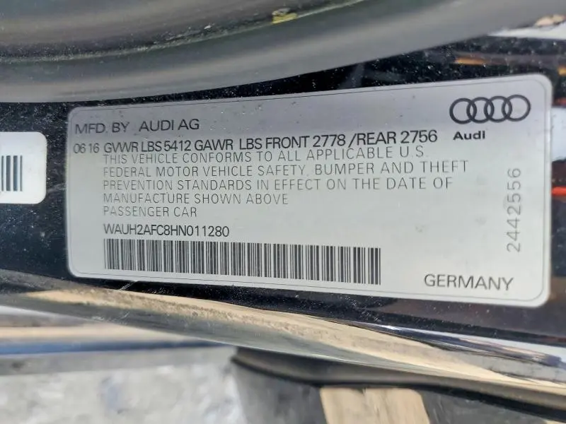 2017 AUDI A6 PRESTIGE  