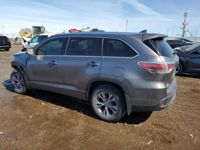 2015 TOYOTA HIGHLANDER XLE  
