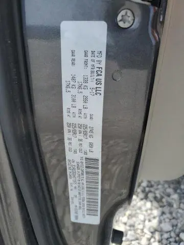 2017 DODGE GRAND CARAVAN SE  