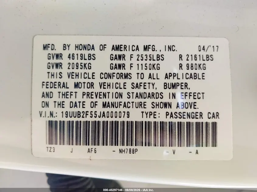 2018 ACURA TLX TECH PKG