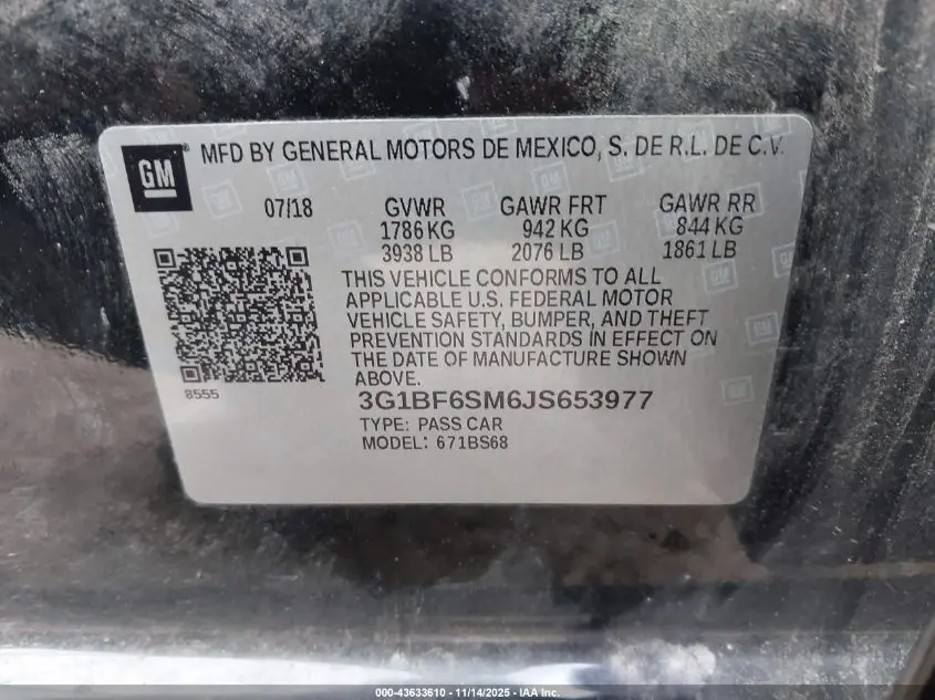 2018 CHEVROLET CRUZE PREMIER AUTO