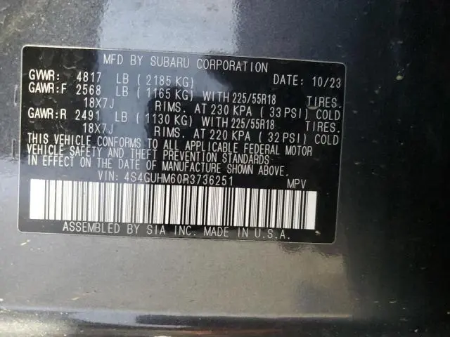 2024 SUBARU CROSSTREK LIMITED  