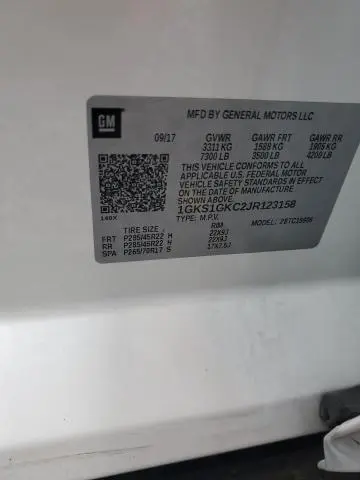 2018 GMC YUKON XL C1500 SLT  