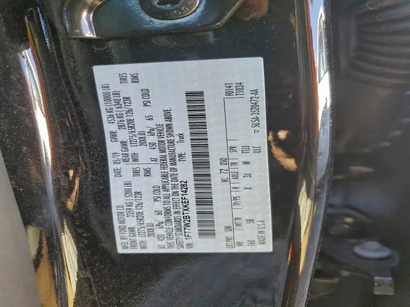 2019 FORD F250 SUPER DUTY  