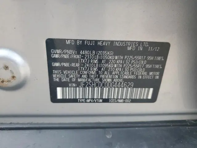 2013 SUBARU FORESTER 2.5X PREMIUM  