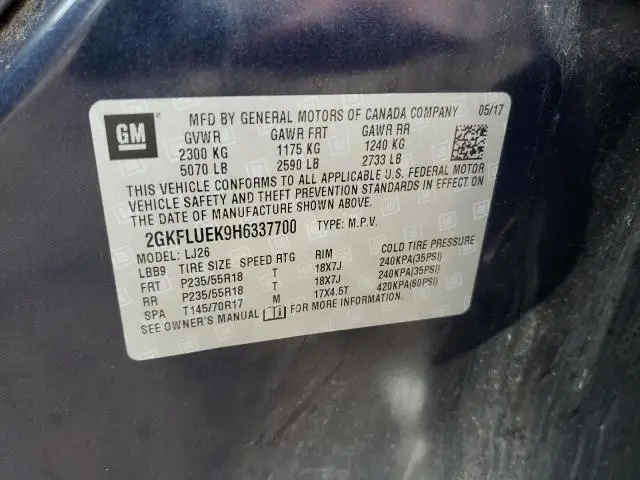 2017 GMC TERRAIN SLT  