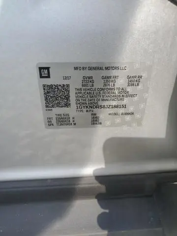 2018 CADILLAC XT5 LUXURY  