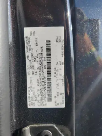 2015 FORD F150 SUPERCREW  