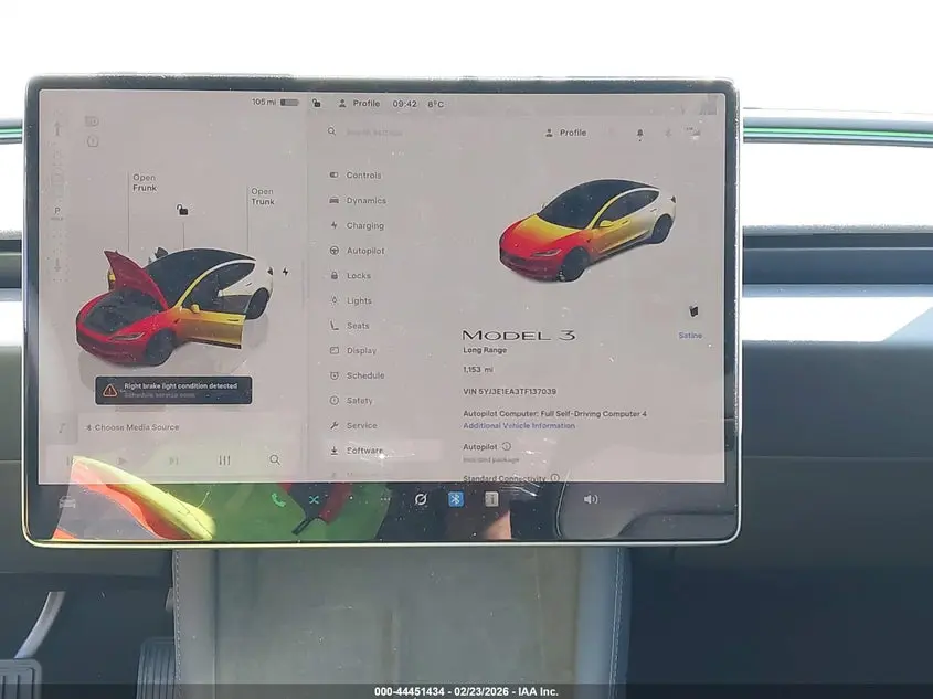 2026 TESLA MODEL 3 PREMIUM REAR-WHEEL DRIVE/STANDARD REAR-WHEEL DRIVE