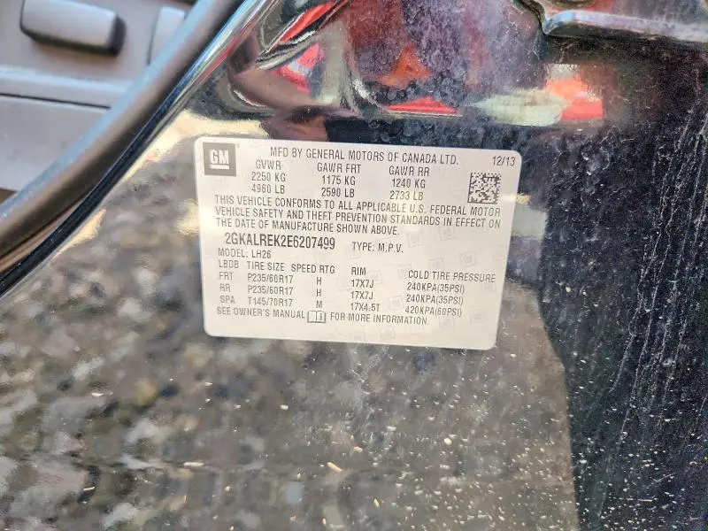 2014 GMC TERRAIN SLE  