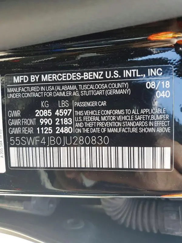 2018 MERCEDES-BENZ C 300  