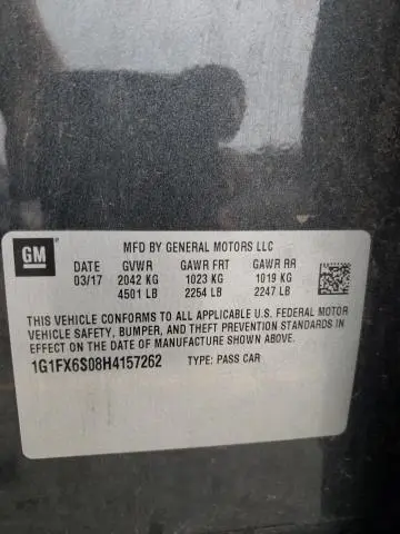 2017 CHEVROLET BOLT EV PREMIER  