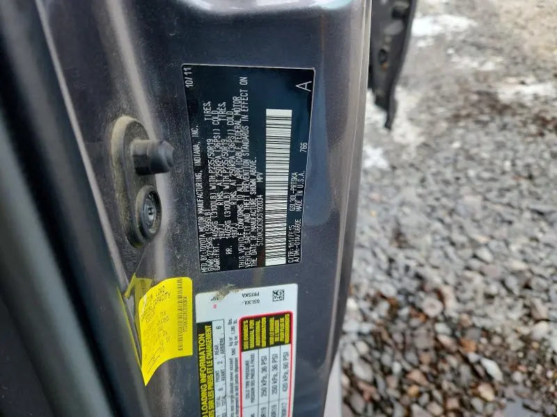 2012 TOYOTA SIENNA SPORT  