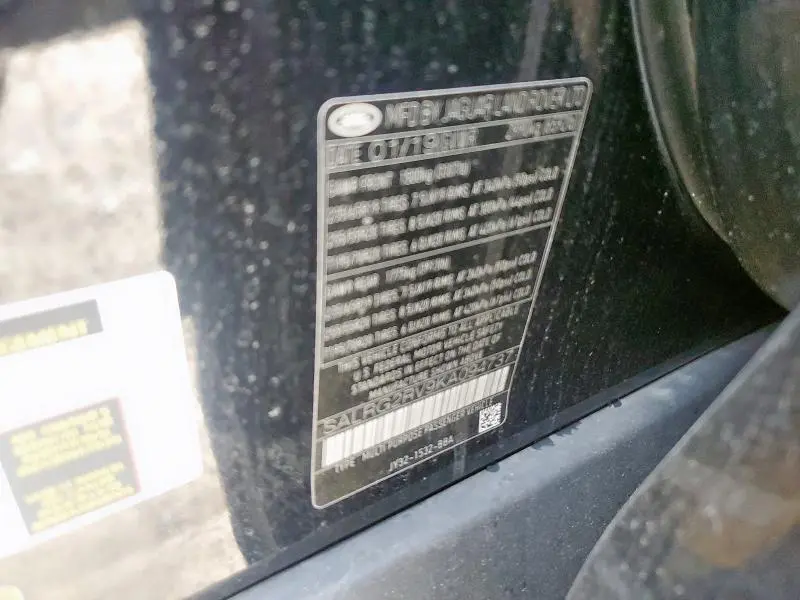 2019 LAND ROVER DISCOVERY SE  