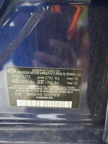 2013 HYUNDAI ELANTRA GLS  