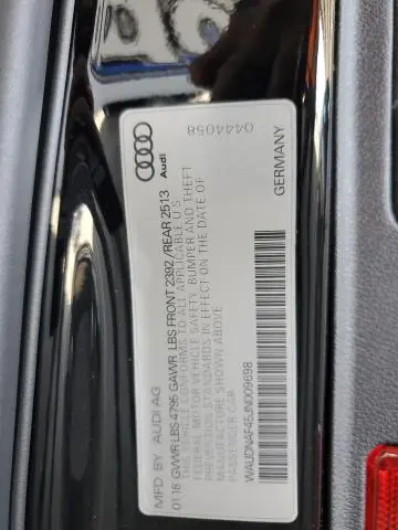 2018 AUDI A4 PREMIUM  