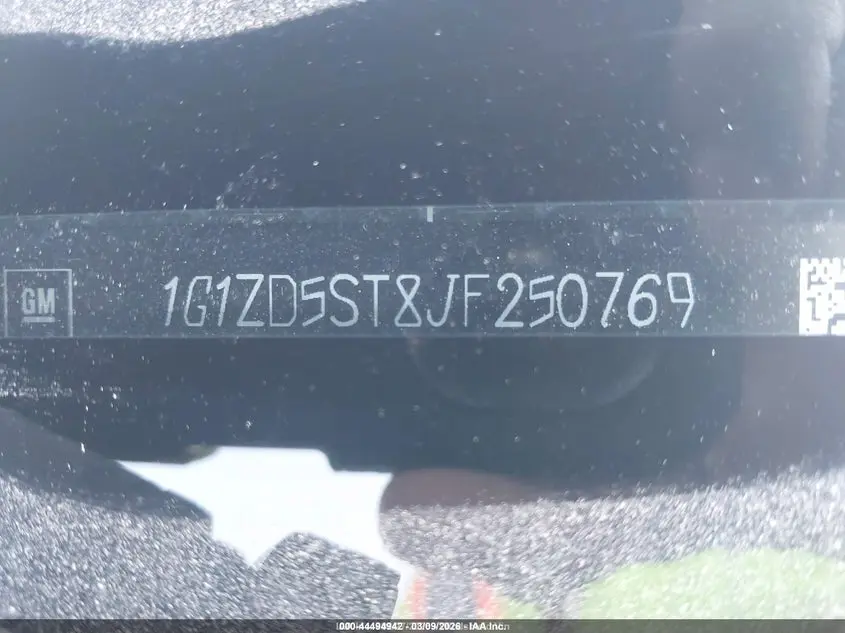 2018 CHEVROLET MALIBU LT