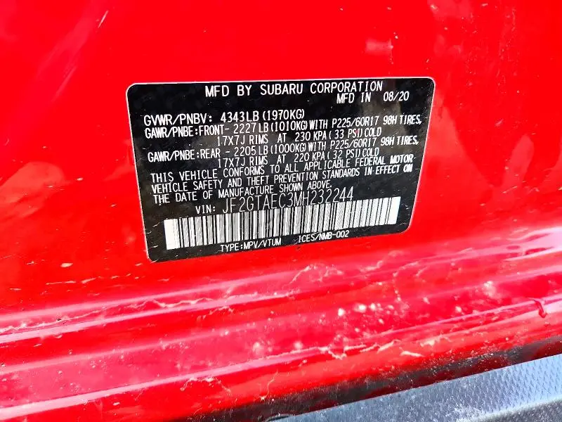 2021 SUBARU CROSSTREK PREMIUM  