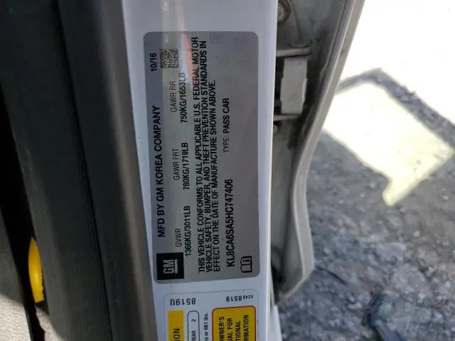 2017 CHEVROLET SPARK LS