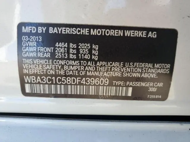 2013 BMW 328 I SULEV  