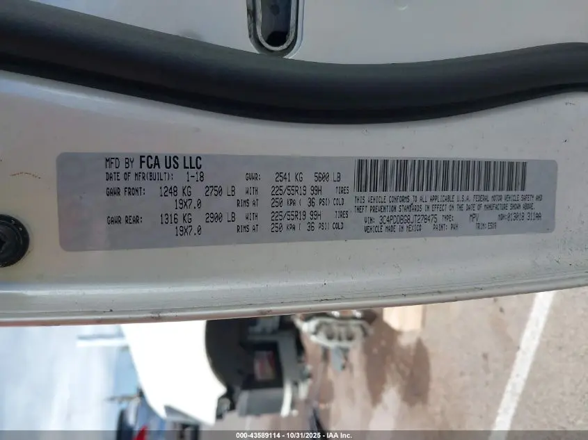 2018 DODGE JOURNEY SXT AWD