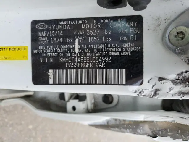 2014 HYUNDAI ACCENT GLS  