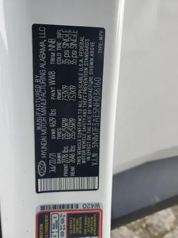 2022 HYUNDAI TUCSON SEL  