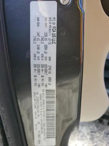 2017 DODGE GRAND CARAVAN SXT  