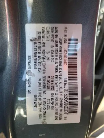 2010 MAZDA CX-9   