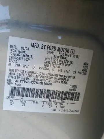 2024 FORD MAVERICK XLT  