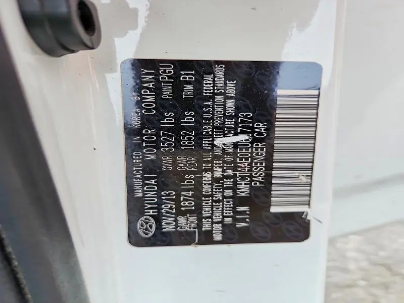 2014 HYUNDAI ACCENT GLS  