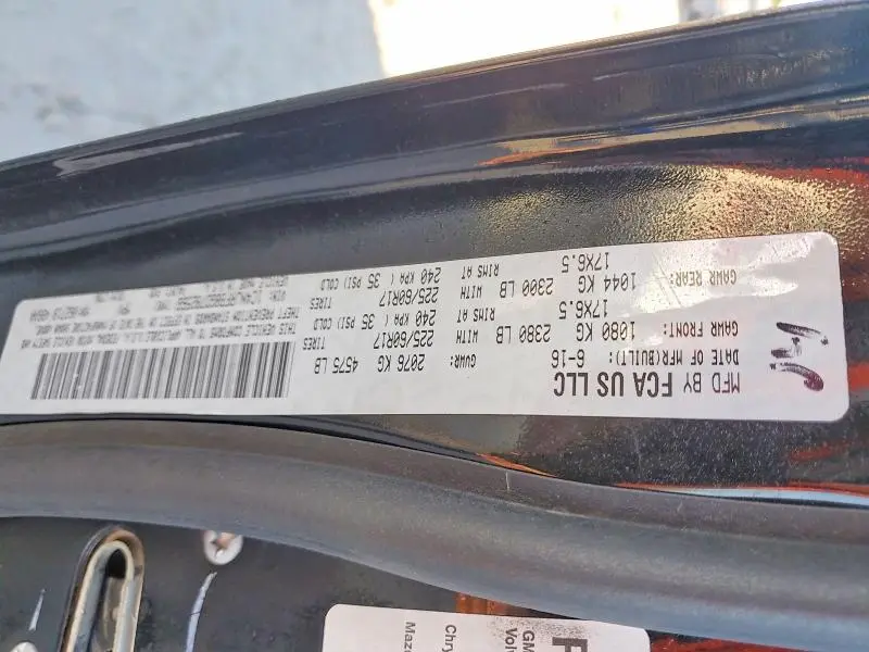 2016 JEEP PATRIOT LATITUDE  