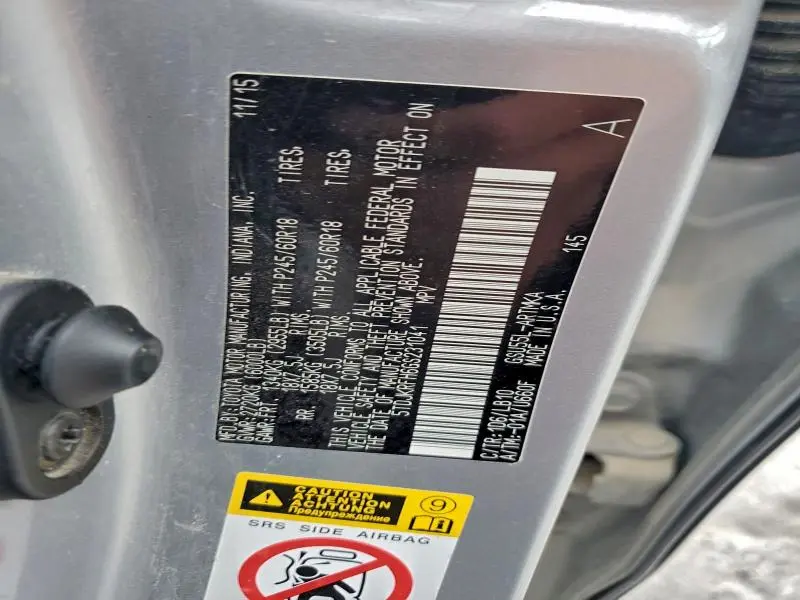 2016 TOYOTA HIGHLANDER XLE  