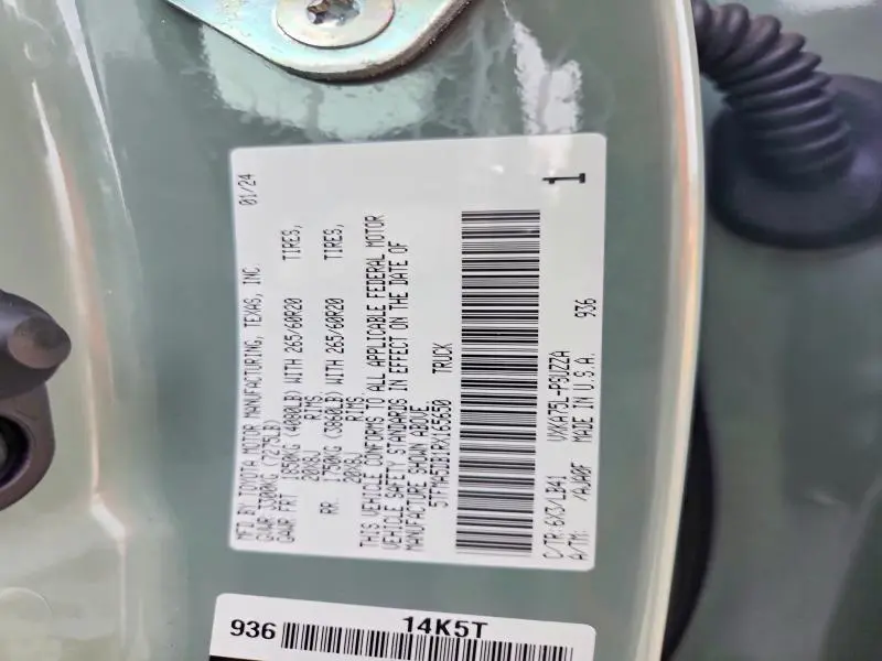 2024 TOYOTA TUNDRA 1794 EDITION  