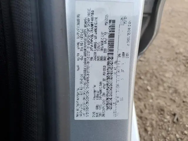 2019 FORD FIESTA SE  