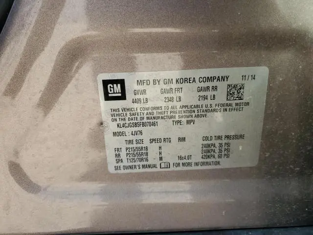 2015 BUICK ENCORE   