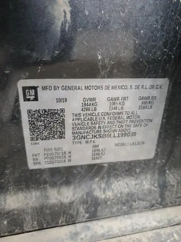 2020 CHEVROLET TRAX LS  