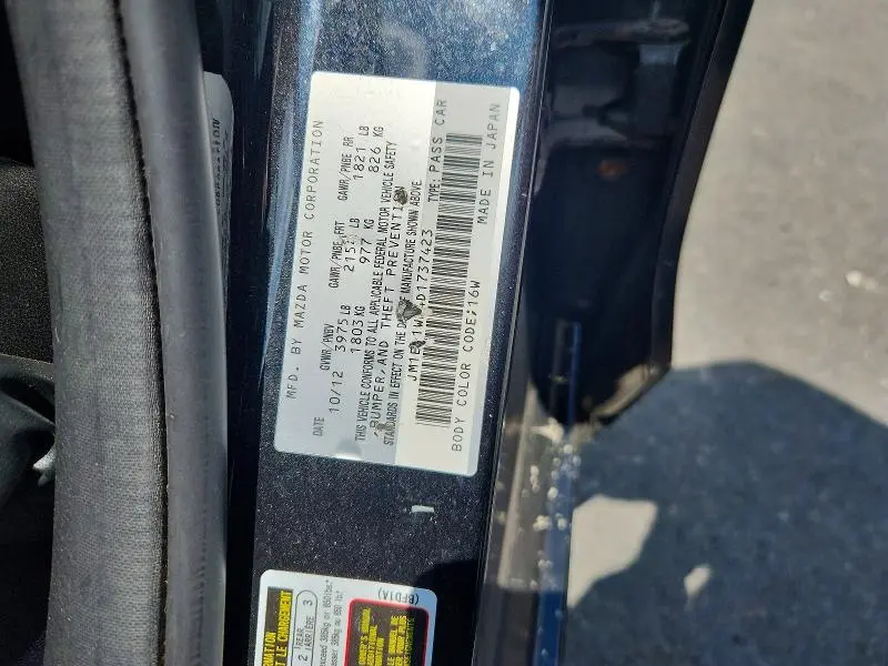 2013 MAZDA 3 I  