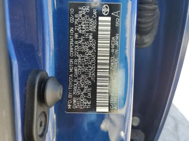 2010 TOYOTA PRIUS   