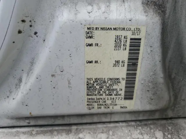 2018 NISSAN ALTIMA 2.5  