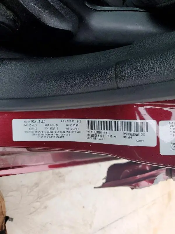 2016 CHRYSLER 200 LIMITED  