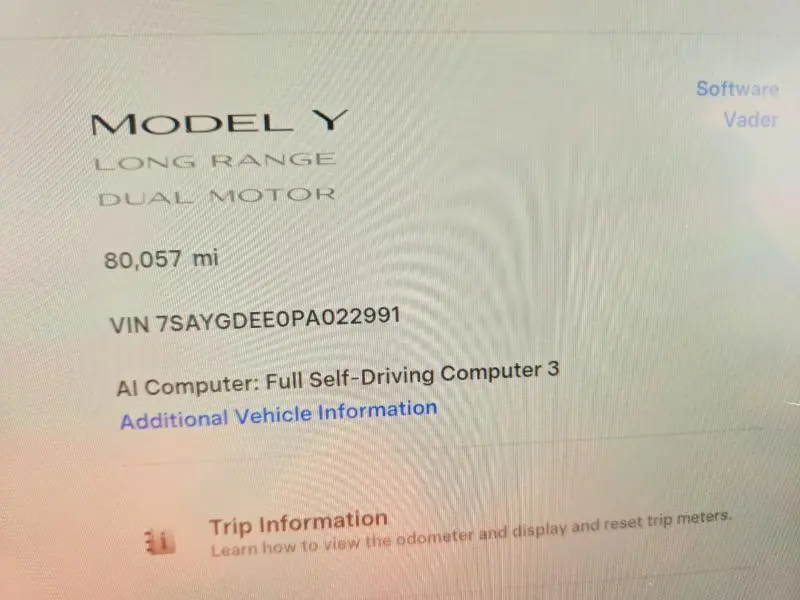 2023 TESLA MODEL Y   