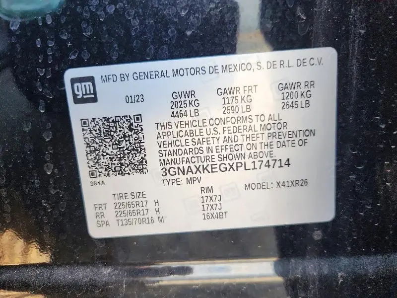 2023 CHEVROLET EQUINOX LT  