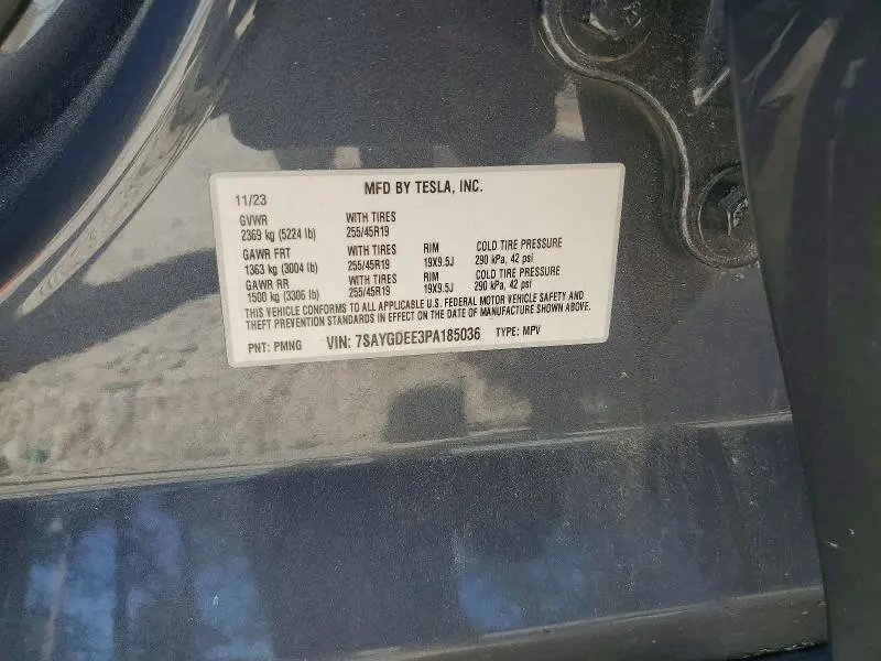 2023 TESLA MODEL Y   
