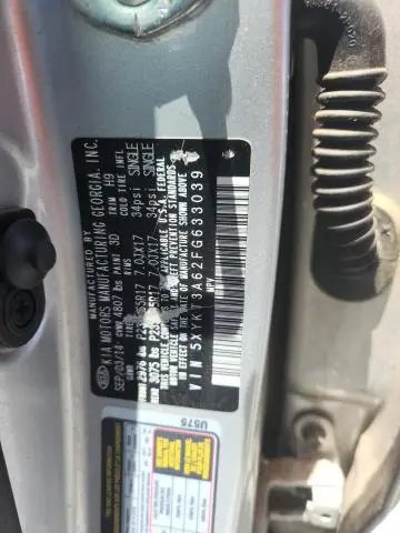 2015 KIA SORENTO LX  
