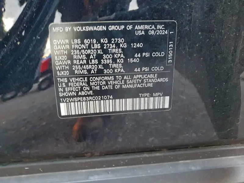 2024 VOLKSWAGEN ID.4 PRO S  