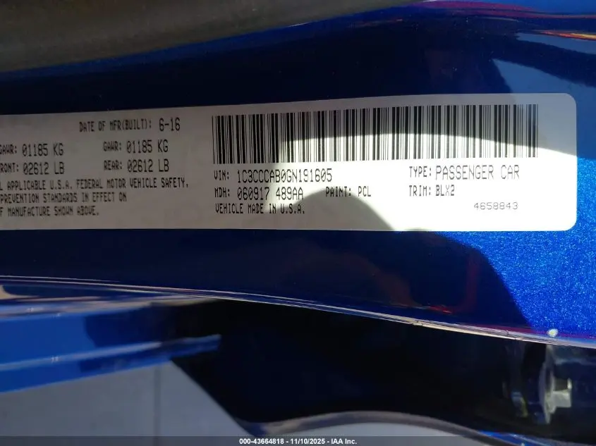 2016 CHRYSLER 200 LIMITED PLATINUM