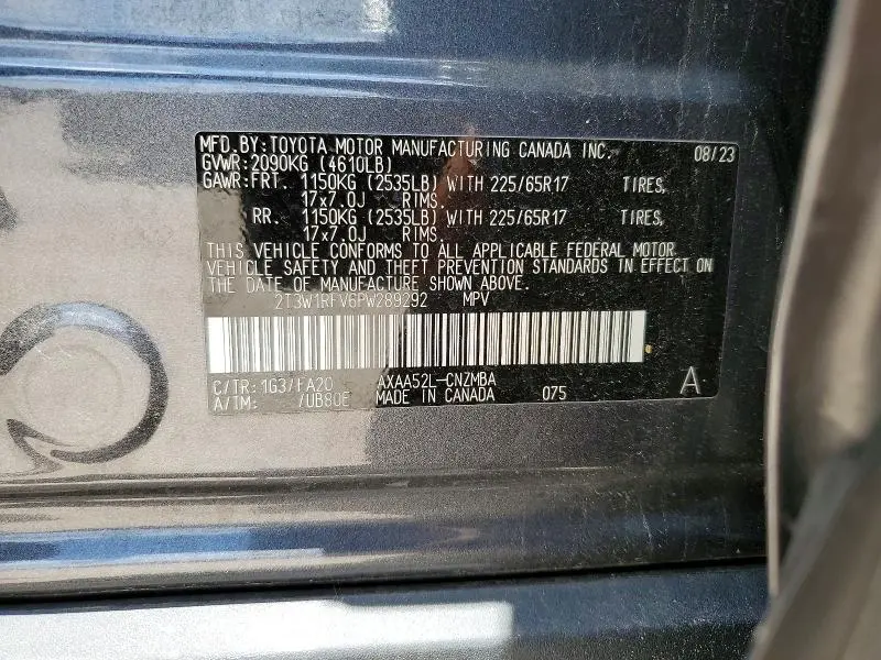 2023 TOYOTA RAV4   