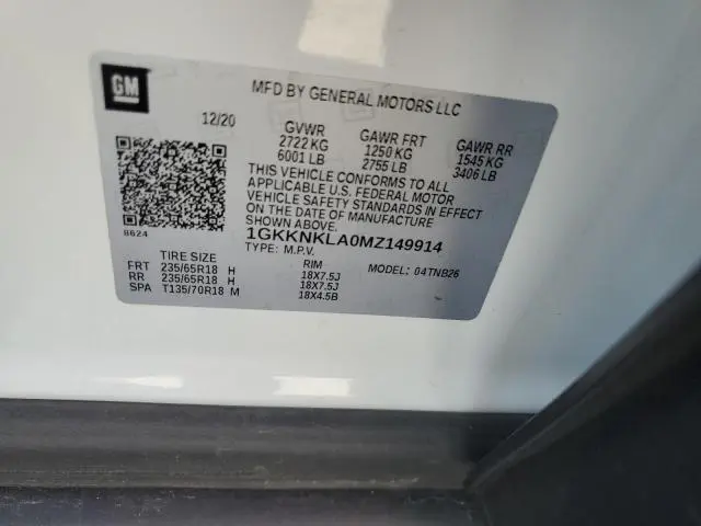 2021 GMC ACADIA SLE  