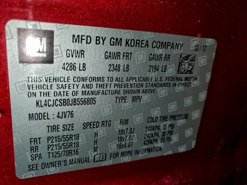 2018 BUICK ENCORE ESSENCE  